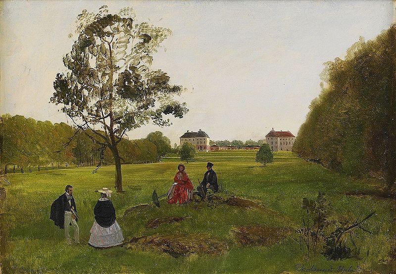 Carl Stefan Bennet Herrskap vid Ekolsunds slott Germany oil painting art